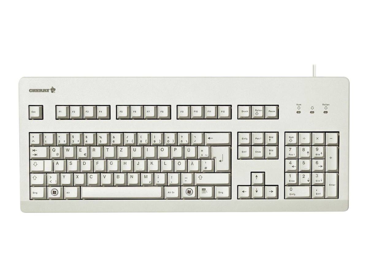 CHERRY G80-3000 - Tastatur - PS/2 - QWERTY - Europa