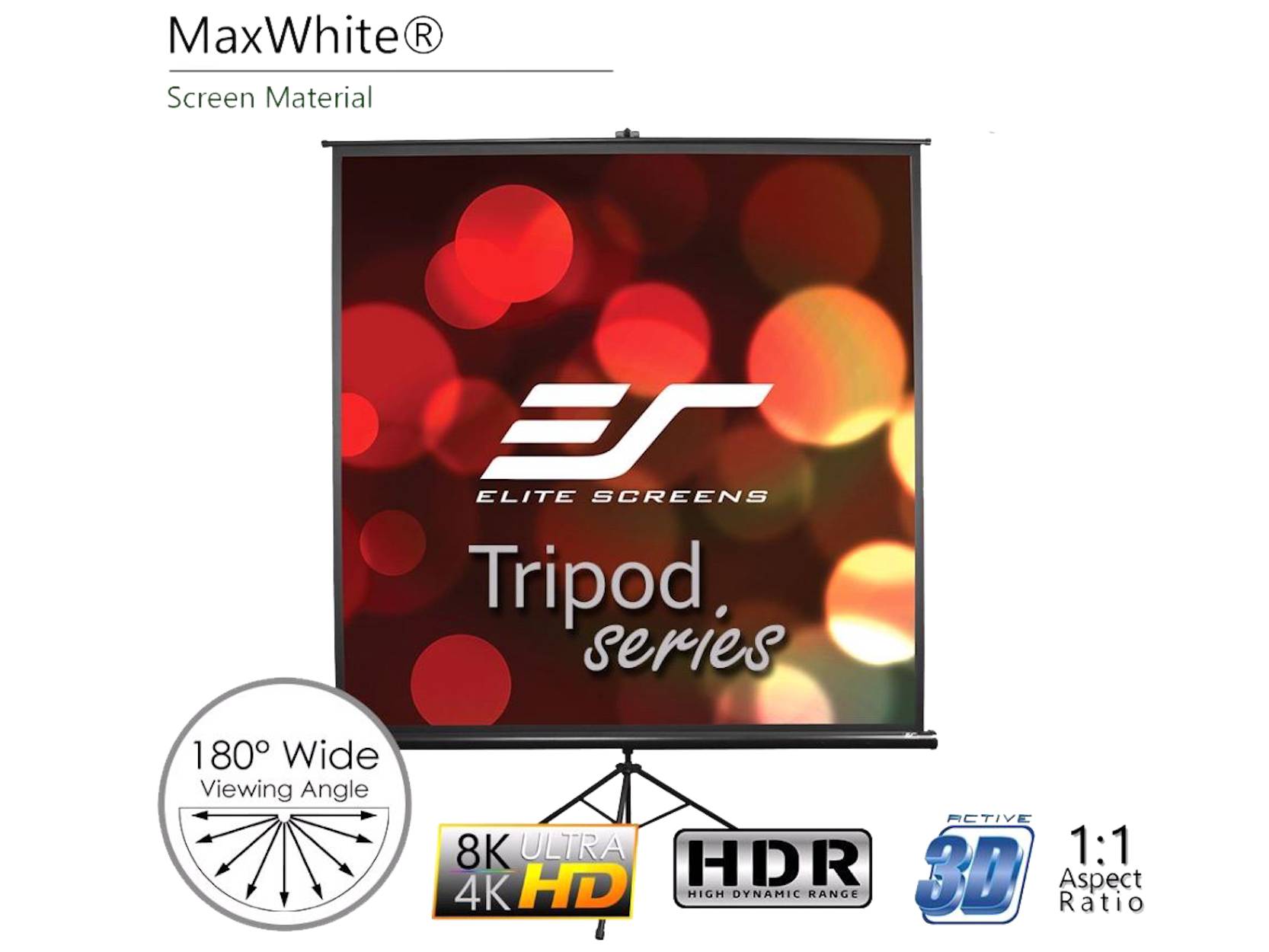 Tripod 150,1 x 266,7 cm (16:9) 120"