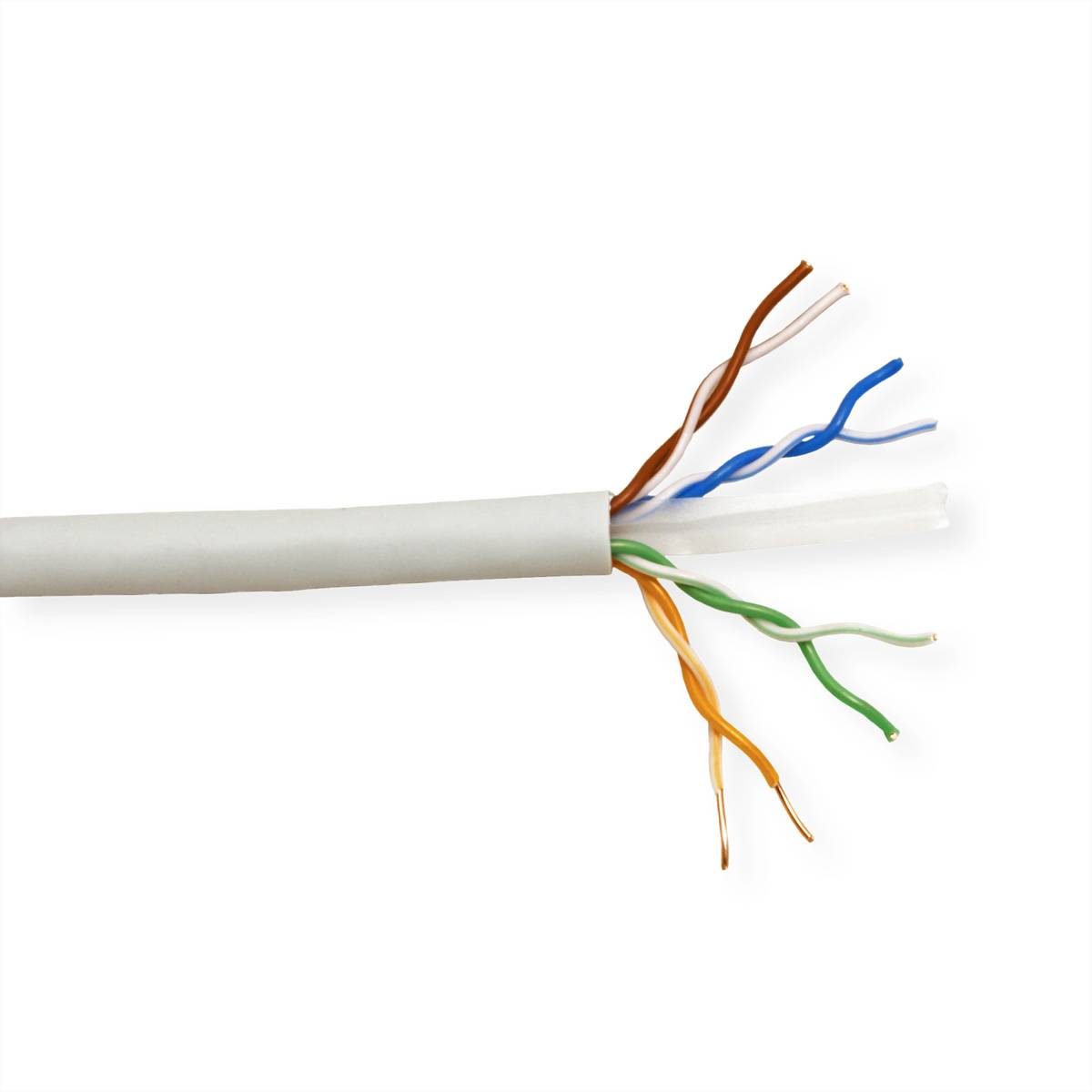 ROLINE UTP-Kabel Cat.6 (Class E) Massivdraht, AWG23, LSOH, 300m