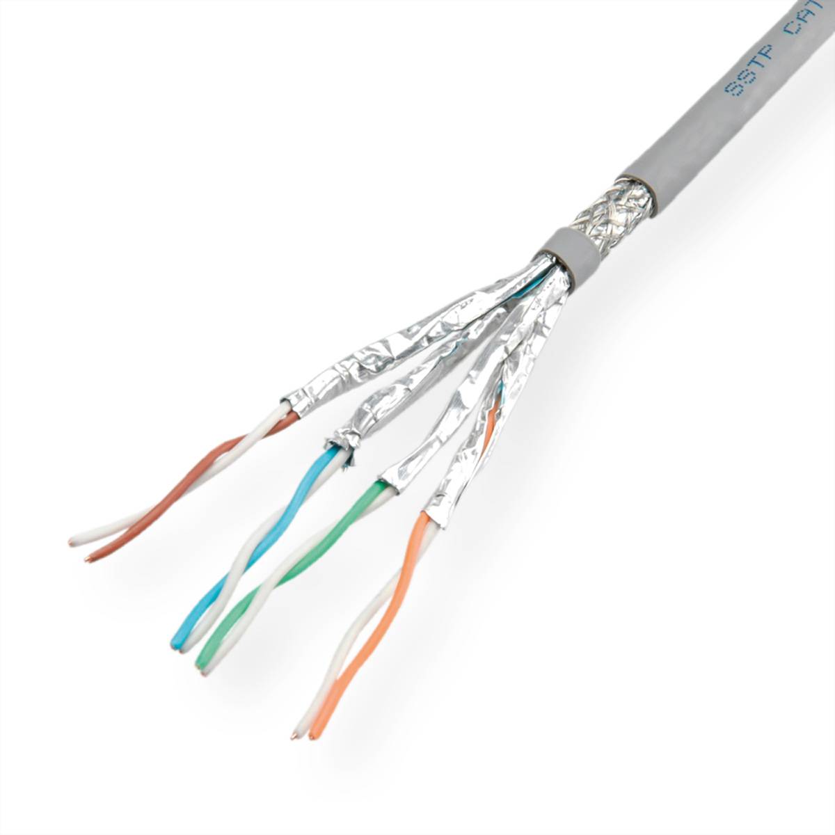 Roline - Bulkkabel - 100 m - SFTP, PiMF - CAT 6a