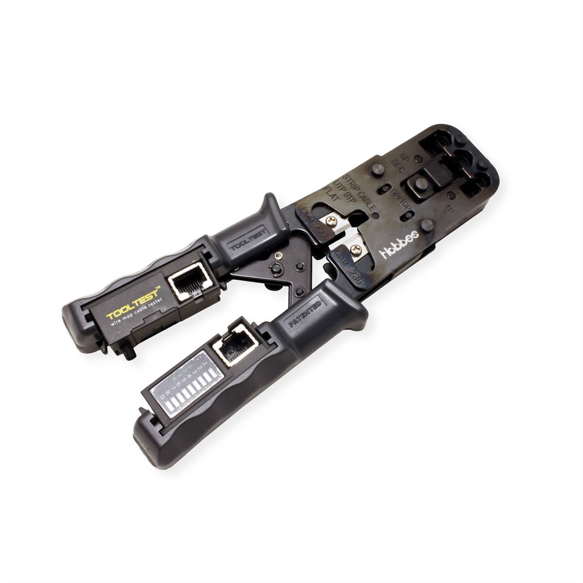 HOBBES Tooltest, Crimpzange mit Kabeltester