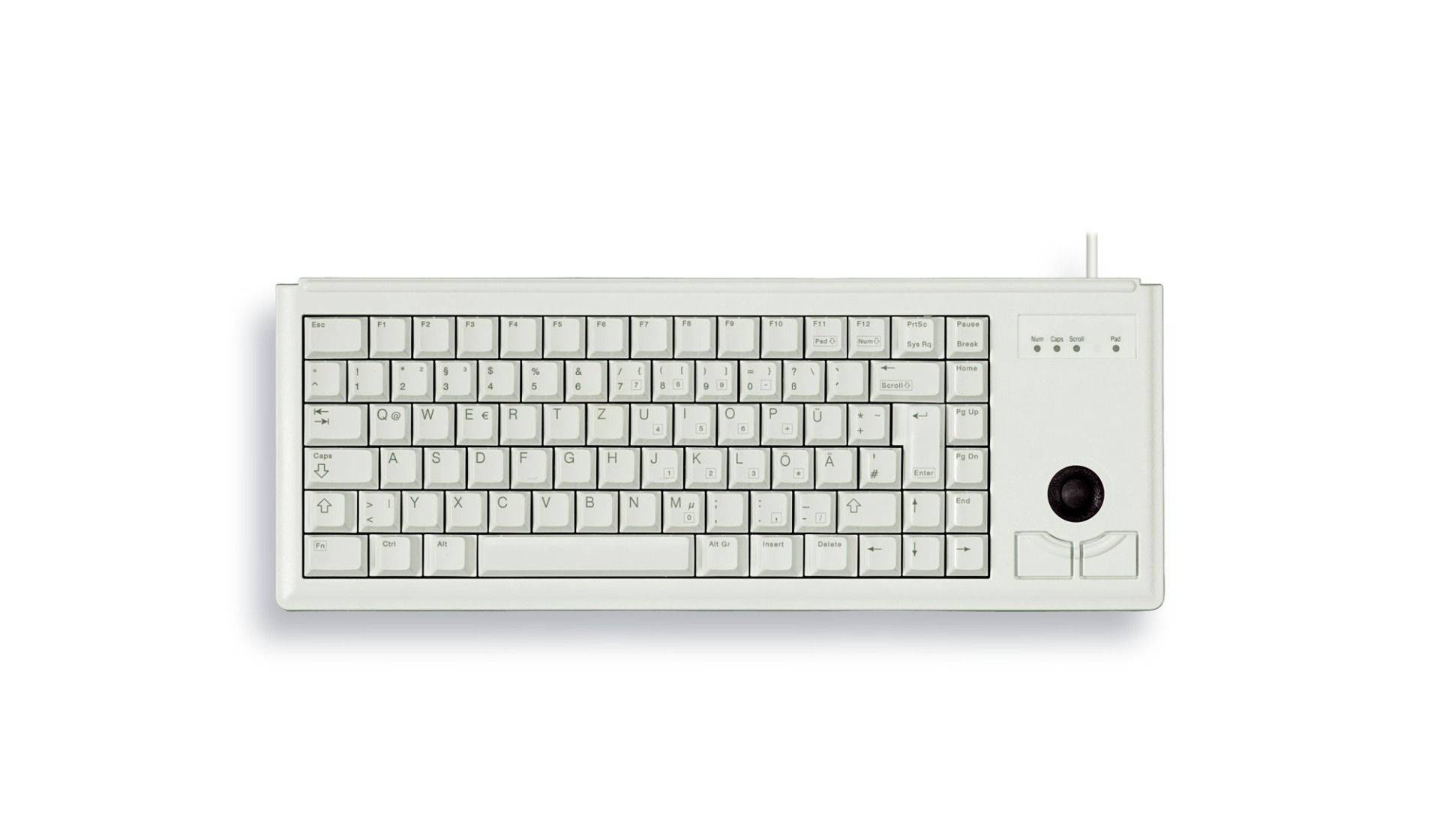 CHERRY ML4420 - Tastatur - USB - USA - Hellgrau
