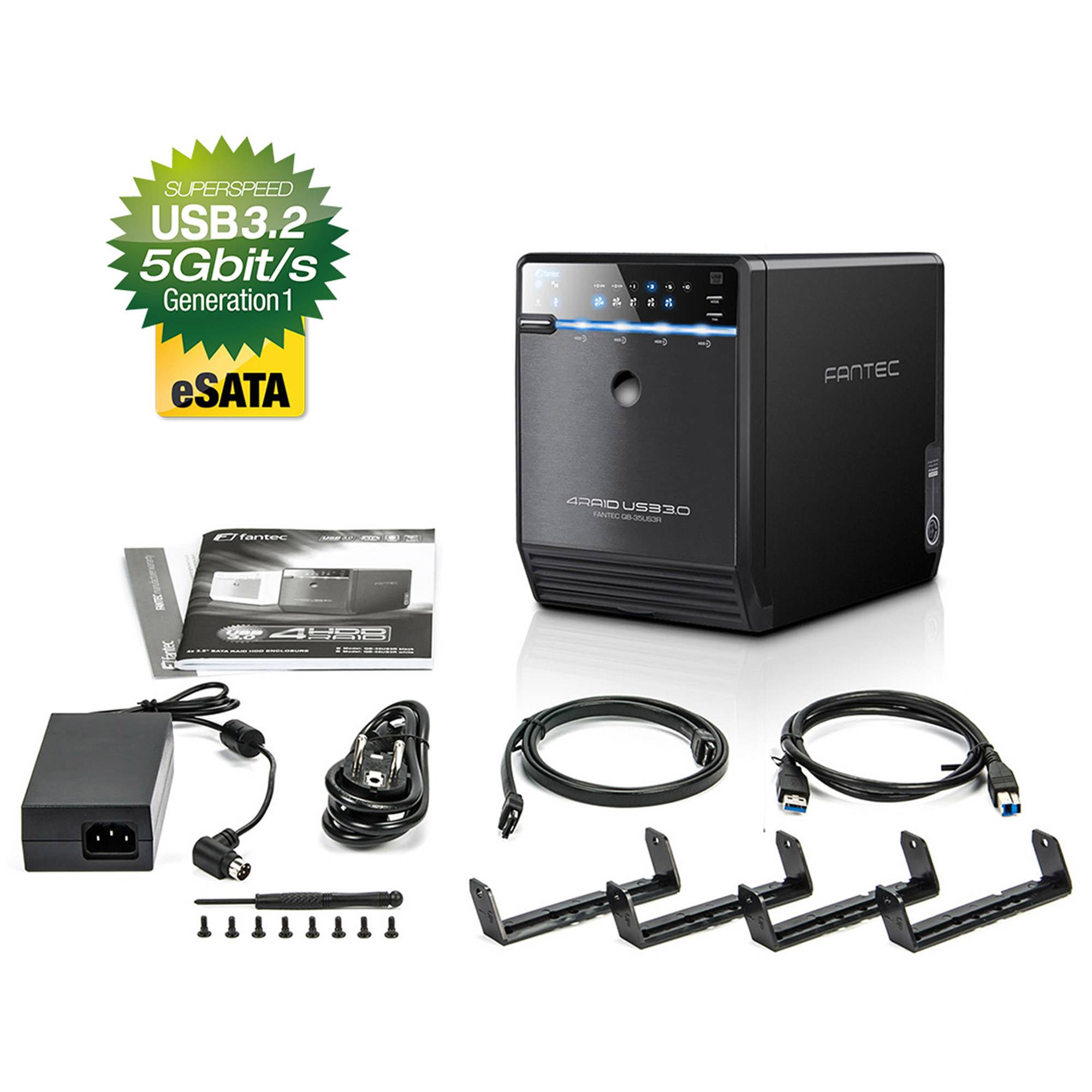 FANTEC QB-35US3R - Festplatten-Array - 4 Schächte (SATA-300)