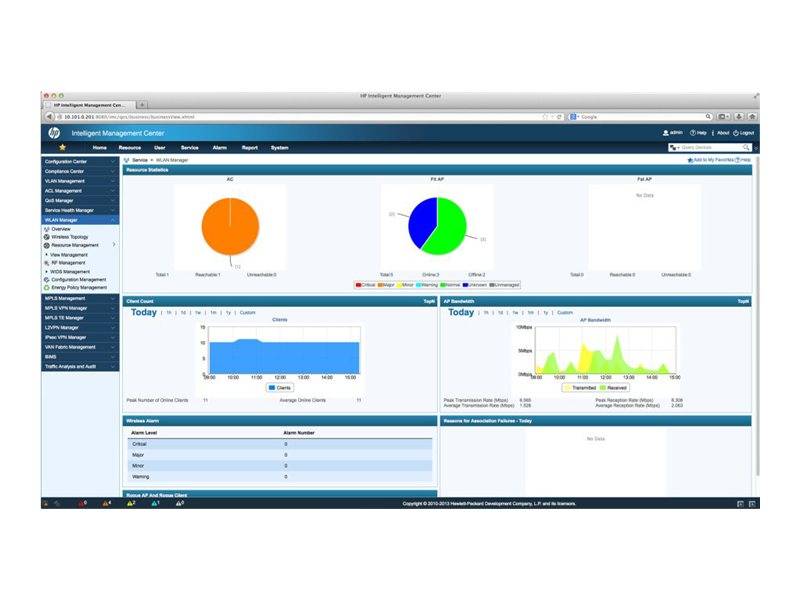 HPE - Intelligent Management Center Wireless Service Manager