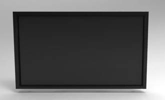 Elo Front-Mount Bezel - Monitorblende - Schwarzes eloxiertes Aluminium