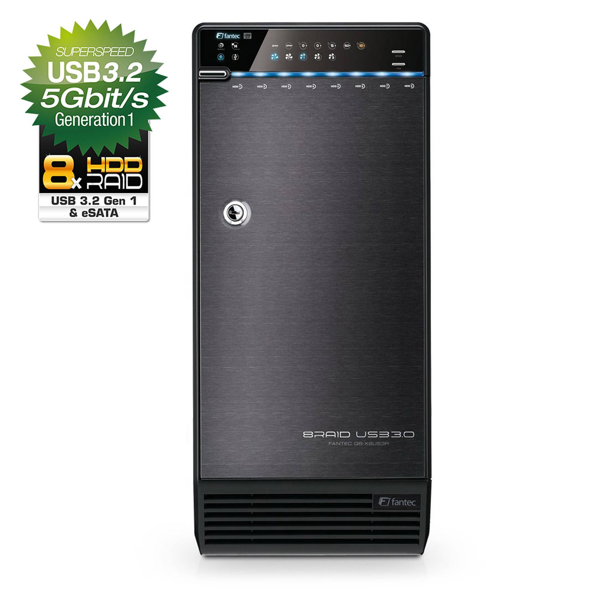 FANTEC QB-X8US3R - Festplatten-Array - 8 Schächte (SATA-300)