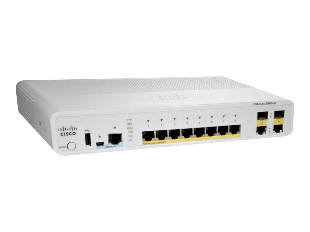 Cisco Catalyst Compact 2960C-8PC-L - Switch - managed - 8 x 10/100 (PoE)