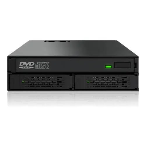 ICY DOCK - Cremax ICY Dock MB994IPO-3SB - Gehäuse für Speicherlaufwerke - 2.5"" (6.4 cm) ICY DOCK - Cremax ICY Dock MB994IPO-3SB - Gehäuse für Speicherlaufwerke - 2.5"" (6.4 cm)