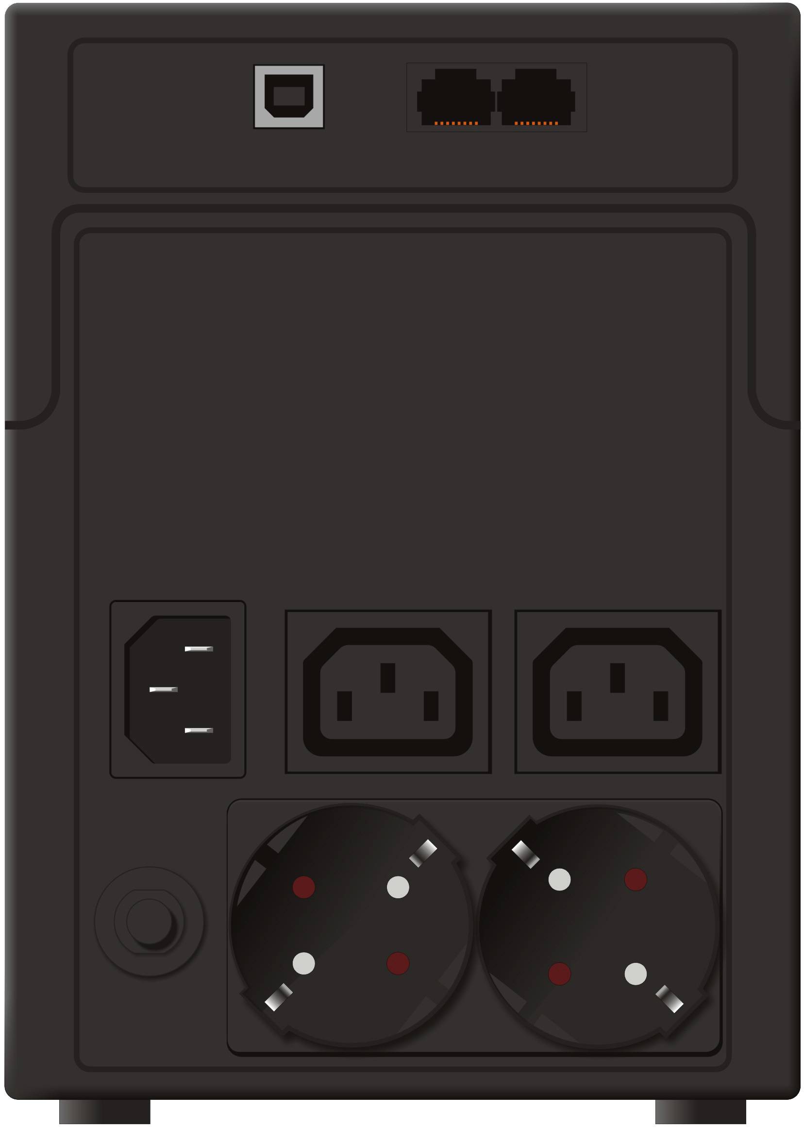 PowerWalker VI 1200 - USV - Wechselstrom 220/230/240 V