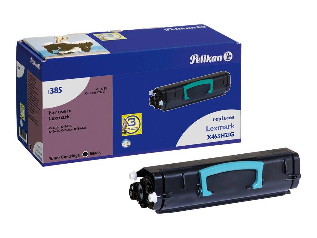 Pelikan 1385 - Schwarz - kompatibel - Tonerpatrone - für Lexmark X463de, X464de, X466de, X466dte, X466dwe