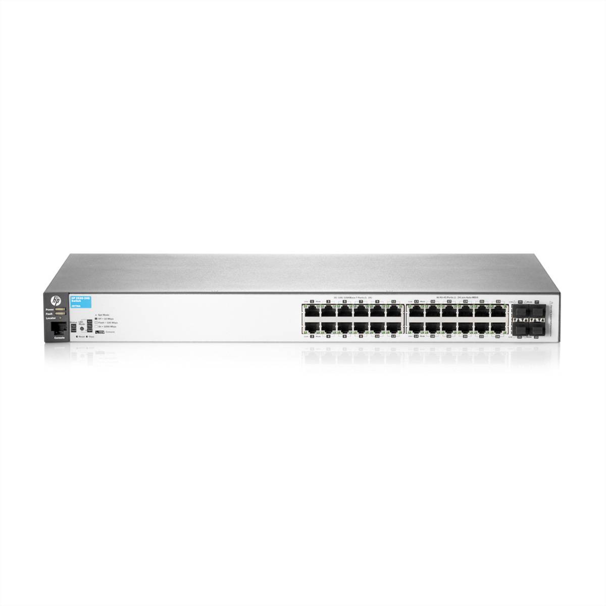 HPE Aruba 2530-24G - Switch - managed - 24 x 10/100/1000 + 4 x Gigabit SFP
