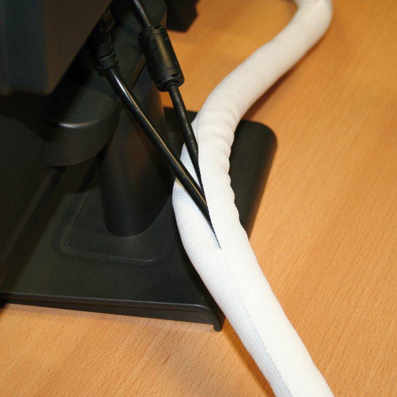 VALUE - Flexible Kabelleitung - 25 m - weiß