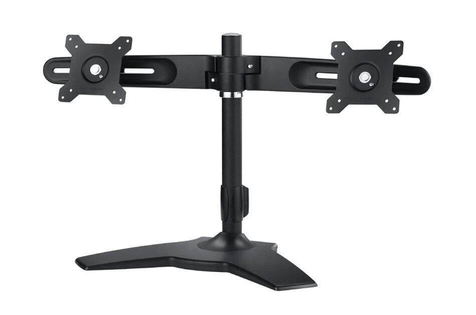 AG Neovo DMS-01D, Dual-Desktop Monitorfuß, max. 24kg, VESA, 15"-24"