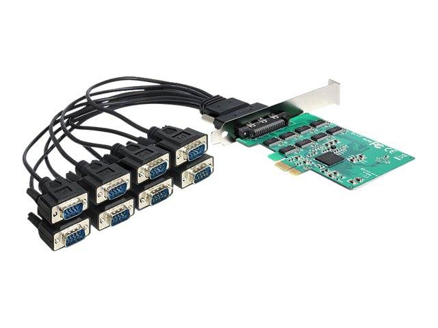 DeLock PCI Express Card > 8 x Serial RS-232 - Serieller Adapter