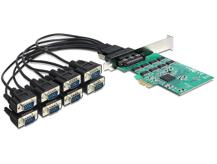 DeLock PCI Express Card > 8 x Serial RS-232 - Serieller Adapter