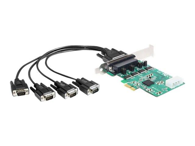 DeLock PCI Express Card > 4 x Serial RS-232 - Serieller Adapter