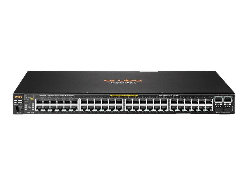 HPE Aruba 2530-48-PoE+ - Switch - managed - 48 x 10/100 + 2 x Kombi-Gigabit-SFP + 2 x 10/100/1000 - Desktop, an Rack mon