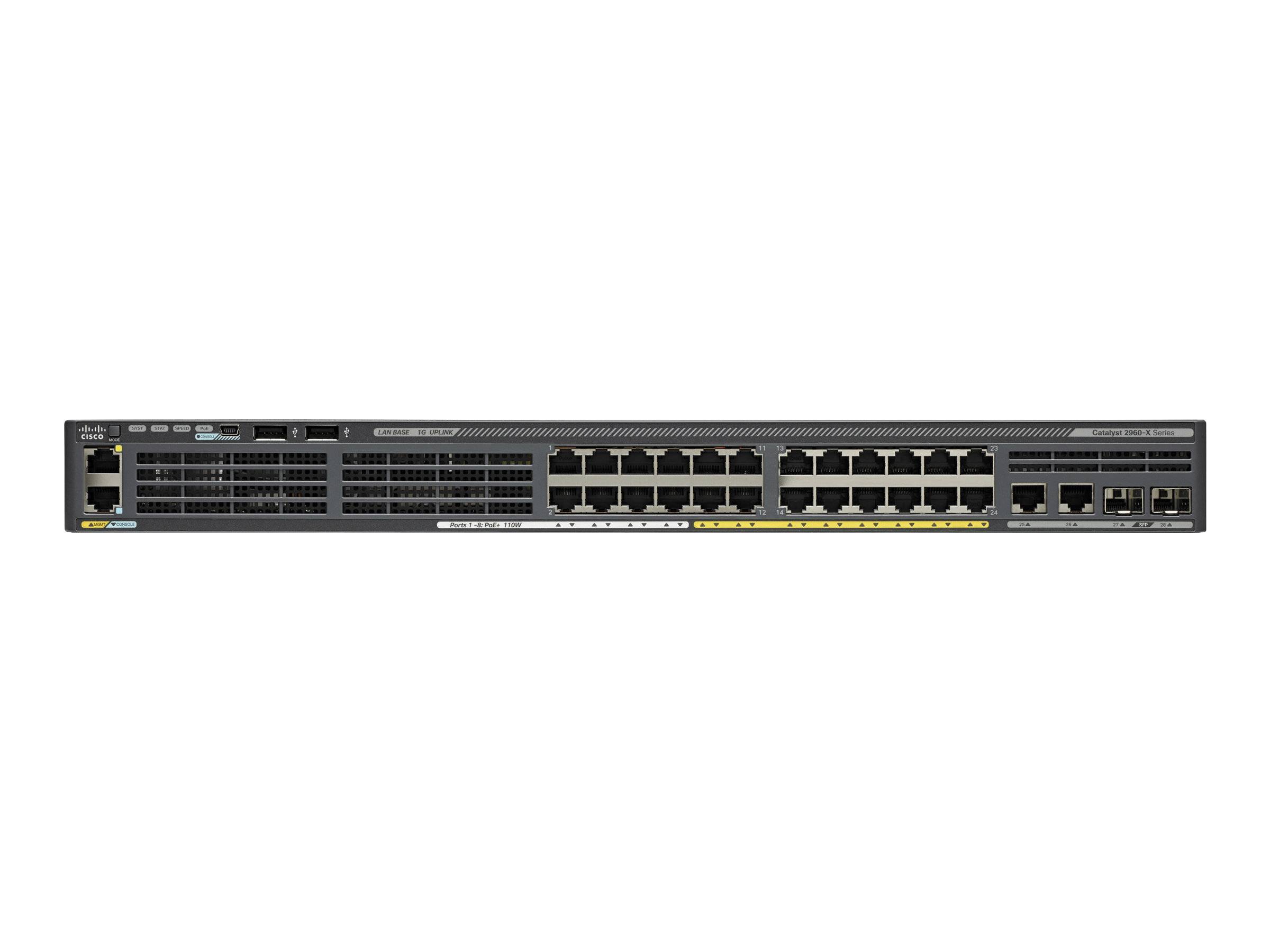 Cisco Catalyst 2960X-24TS-LL - Switch - managed