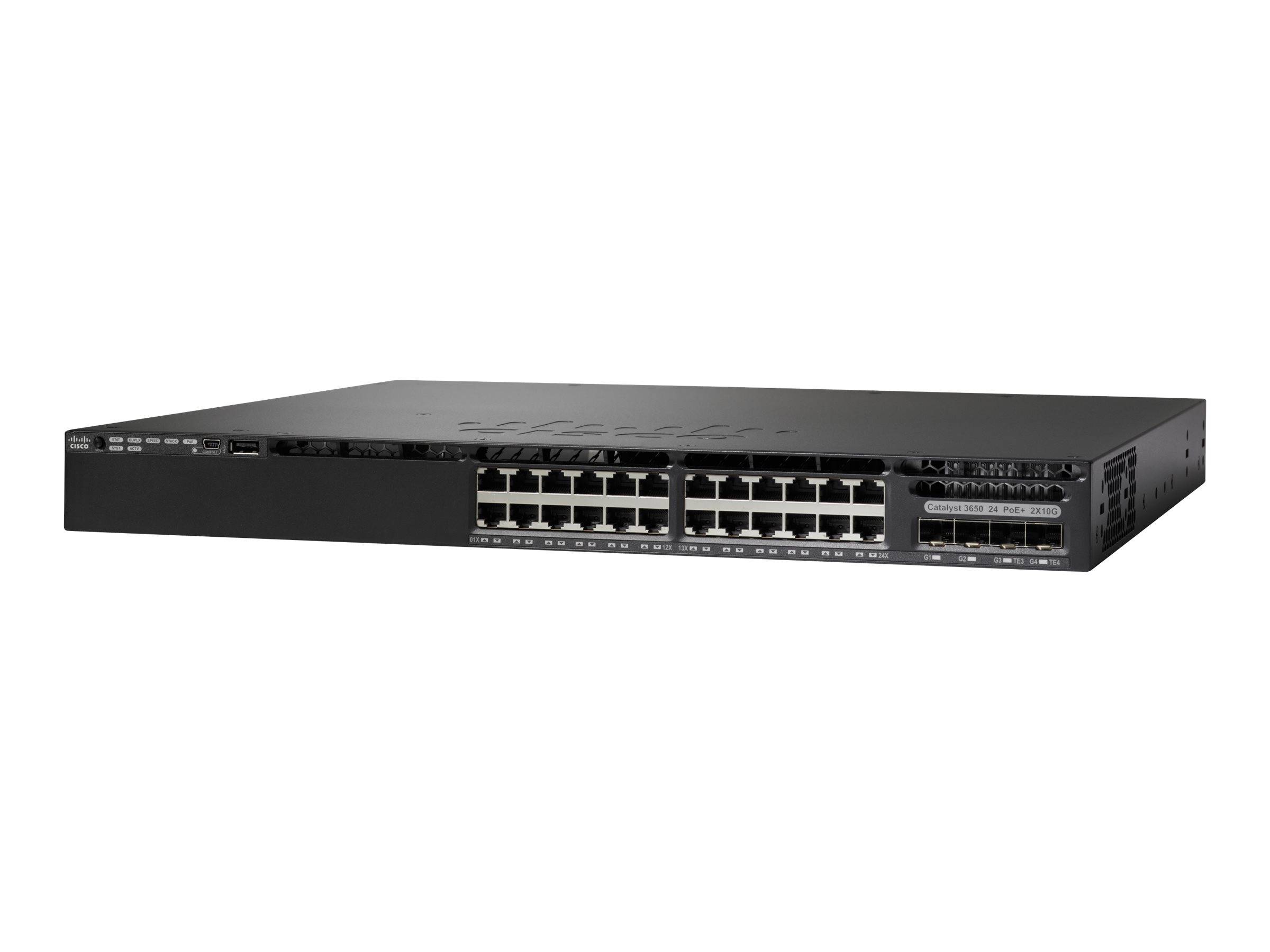 Cisco Catalyst 3650-24PS-L - Switch - managed - 24 x 10/100/1000 (PoE+)
