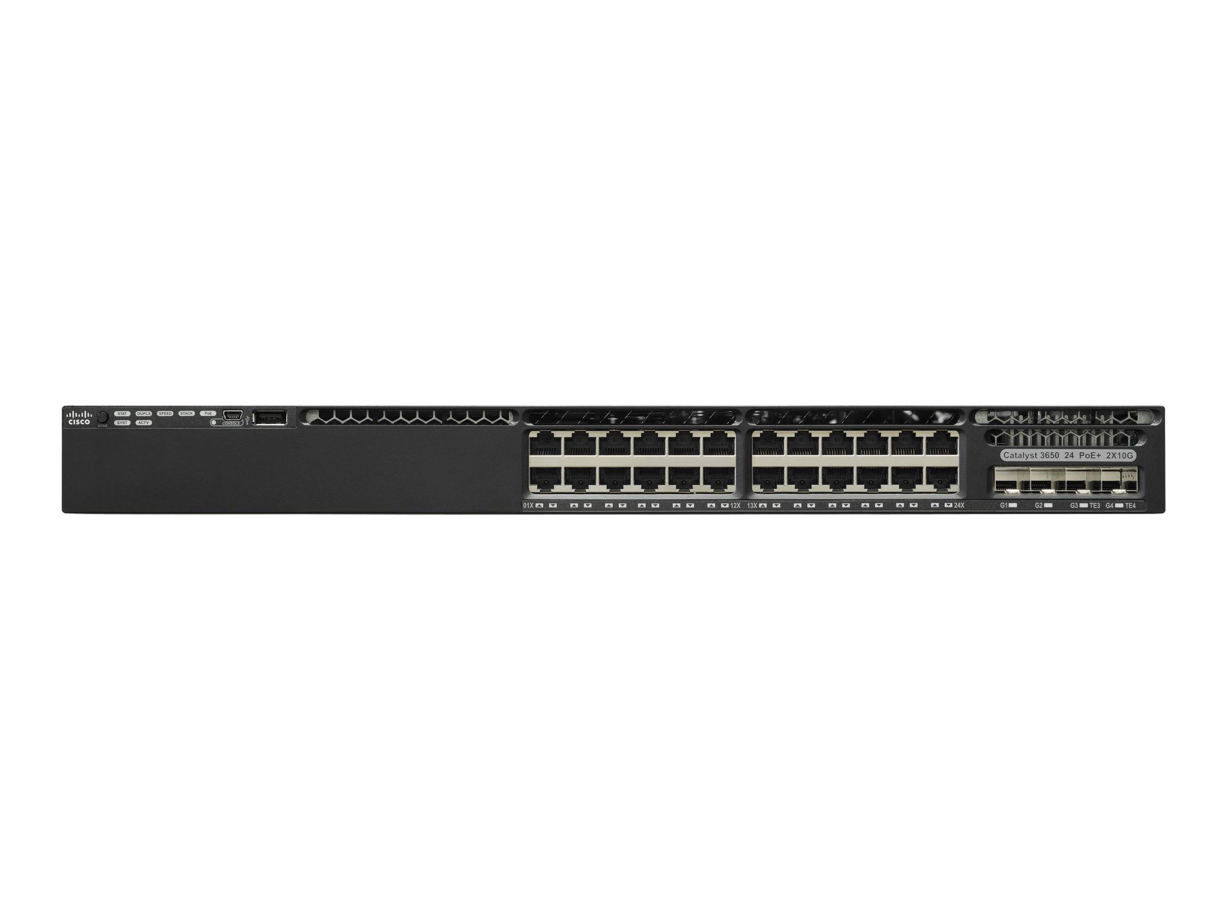 Cisco Catalyst 3650-24PS-L - Switch - managed - 24 x 10/100/1000 (PoE+)