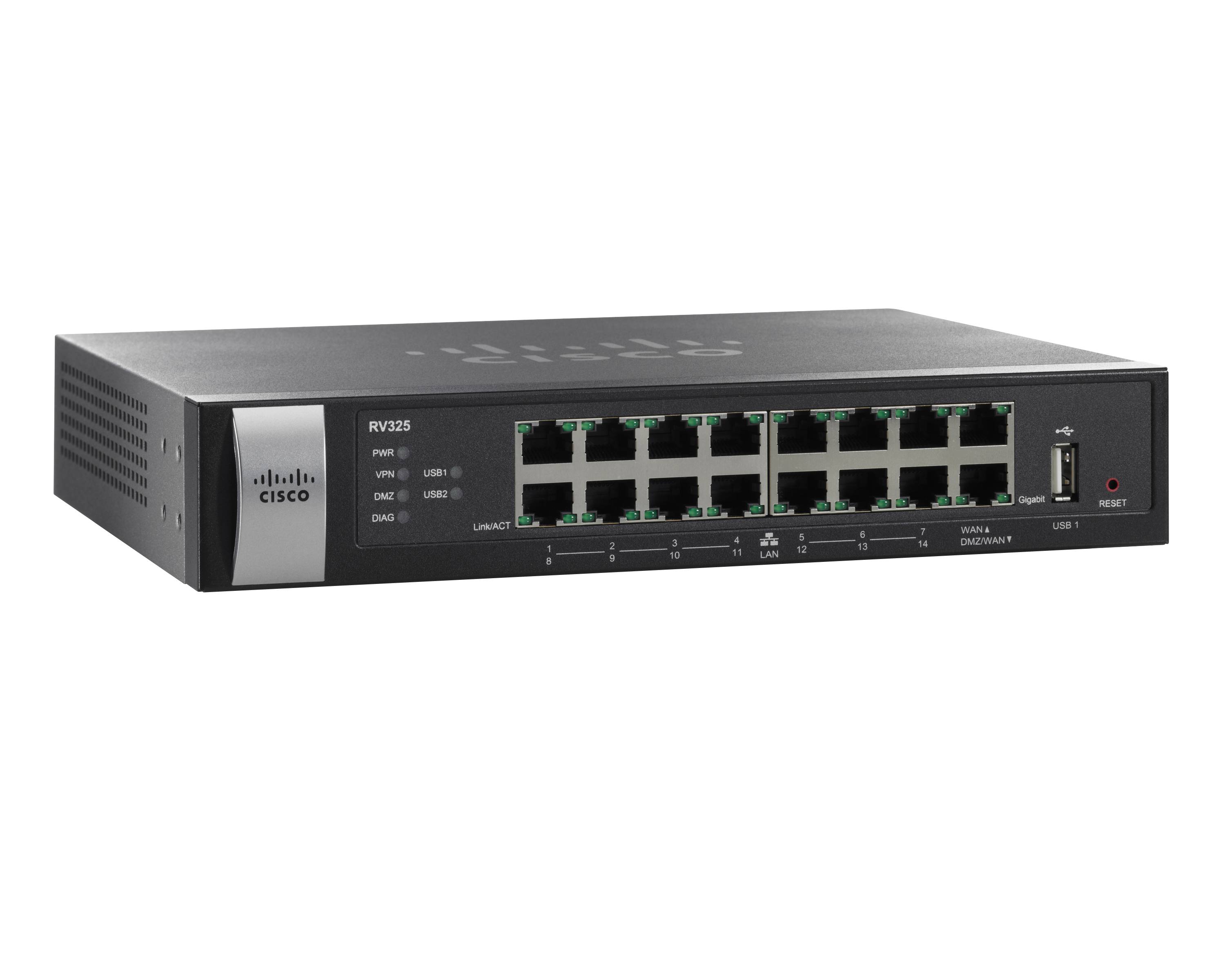 Cisco Small Business RV325 - Router - 14-Port-Switch