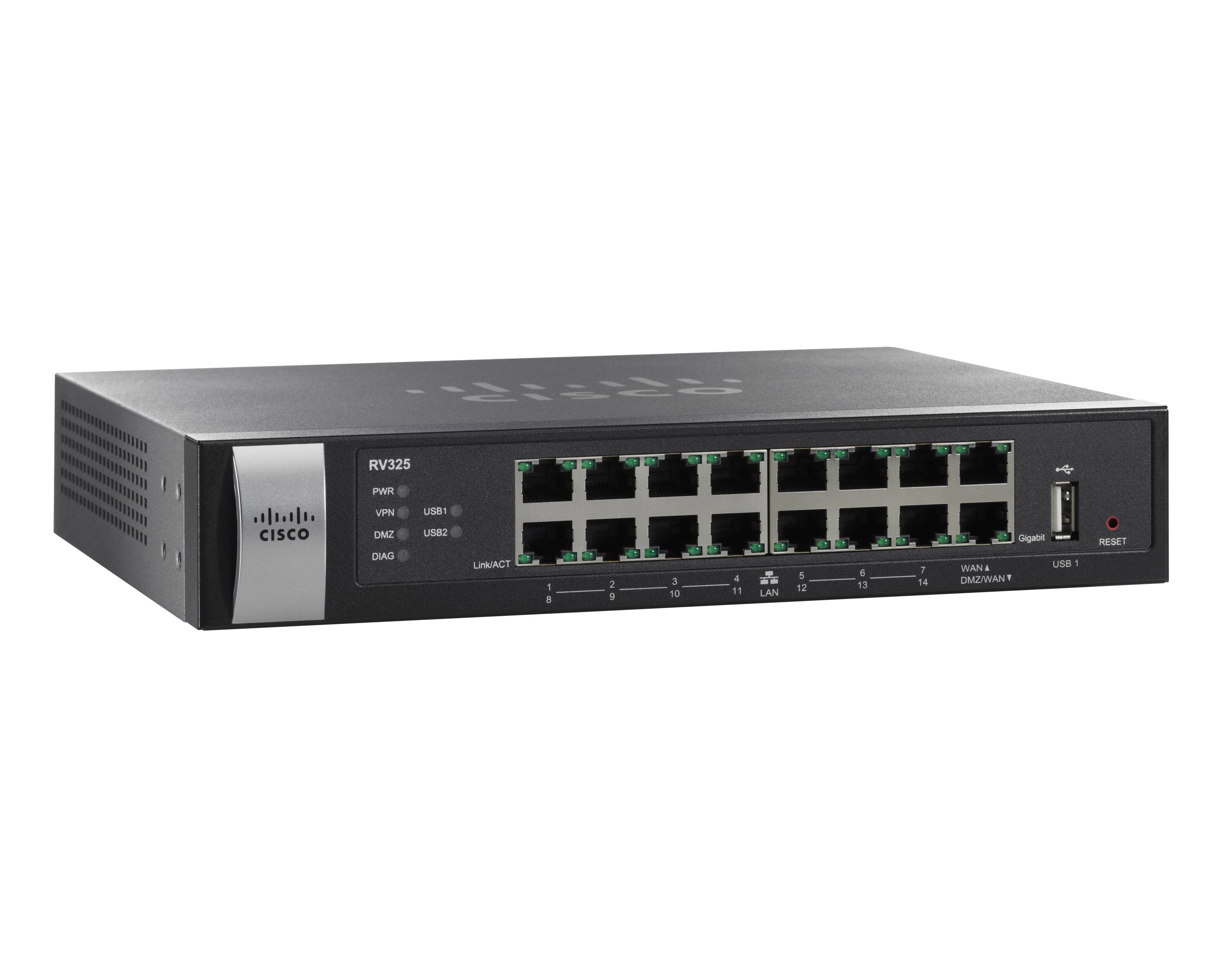 Cisco Small Business RV325 - Router - 14-Port-Switch