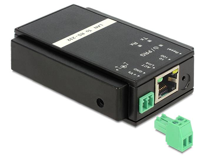 DeLock Converter Ethernet LAN > Serial RS-232