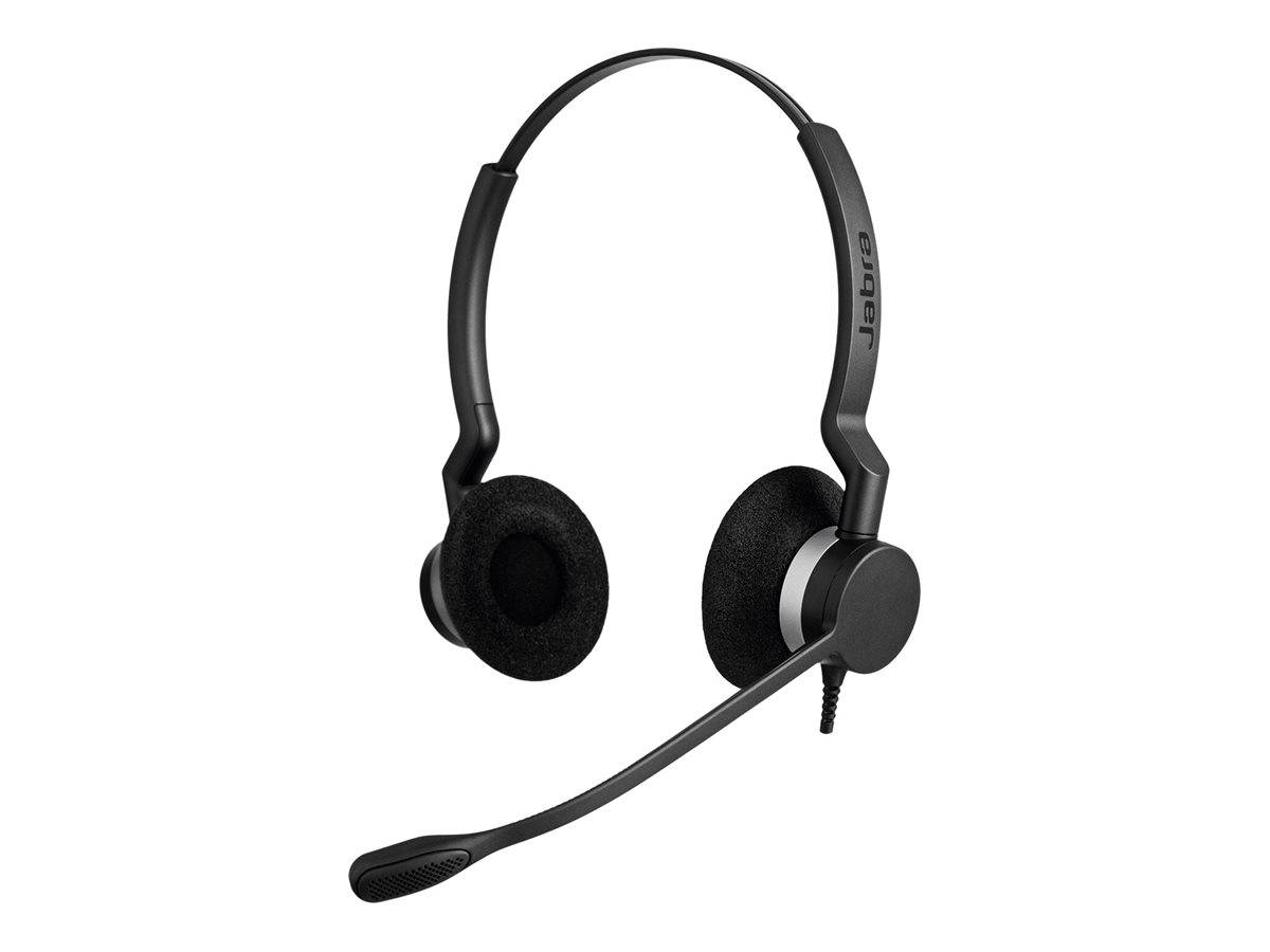 Jabra BIZ 2300 QD Duo - Headset - On-Ear - kabelgebunden