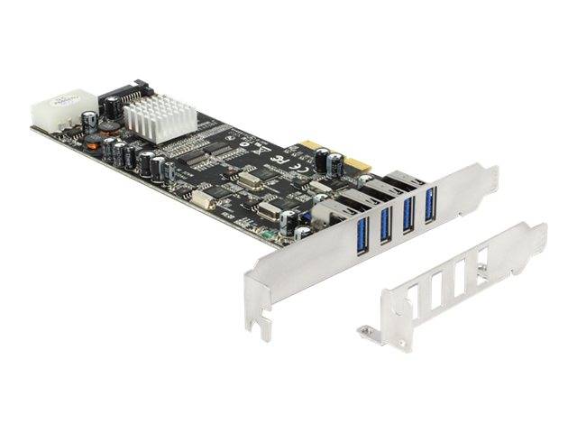 DeLock PCI Express Card > 4 x external USB 3.0 Quad Channel