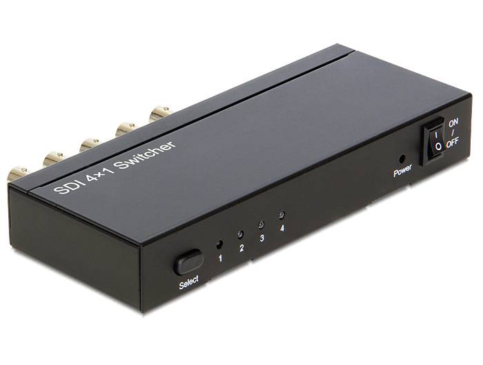 Delock 4 > 1 - Video-Schalter x 3G-SDI - Desktop