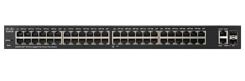 Cisco 220 Series SG220-50P - Switch - managed - 48 x 10/100/1000 (PoE)