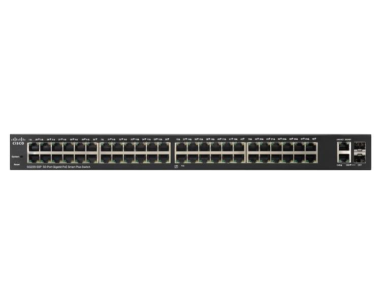 Cisco 220 Series SG220-50P - Switch - managed - 48 x 10/100/1000 (PoE)