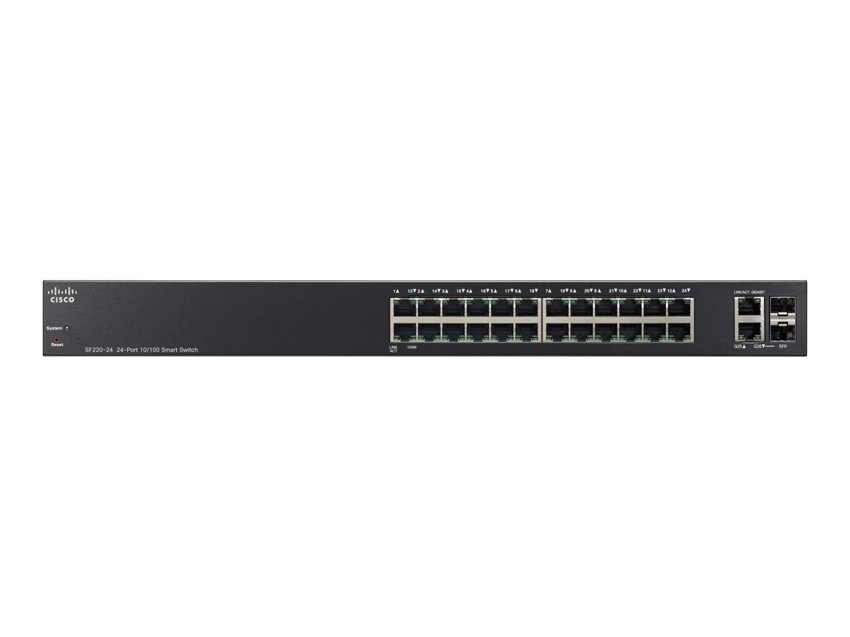 Cisco 220 Series SF220-24 - Switch - managed