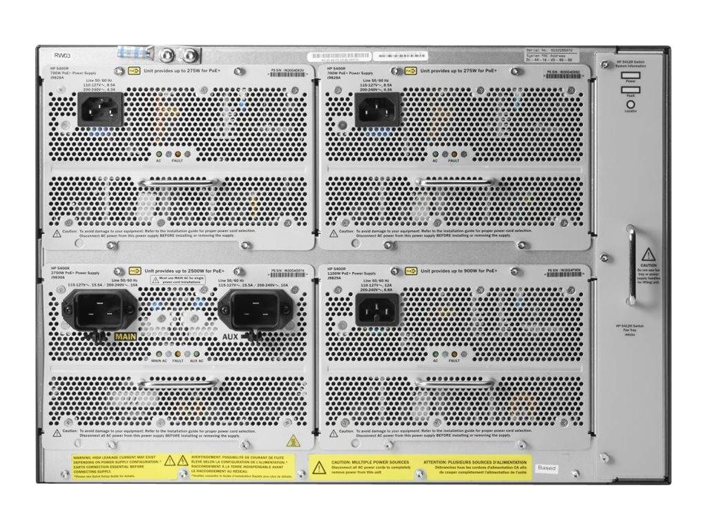 HPE Aruba 5412R zl2 - Switch - managed - an Rack