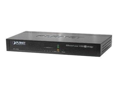 PLANET VC-234 - Router - DSL-Modem - 4-Port-Switch