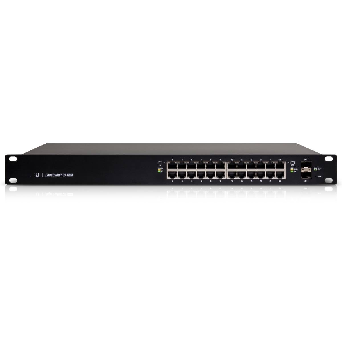 ES-24-250W EdgeSwitch 24x Gigabit Ethernet PoE+- 250W- 2x SFP