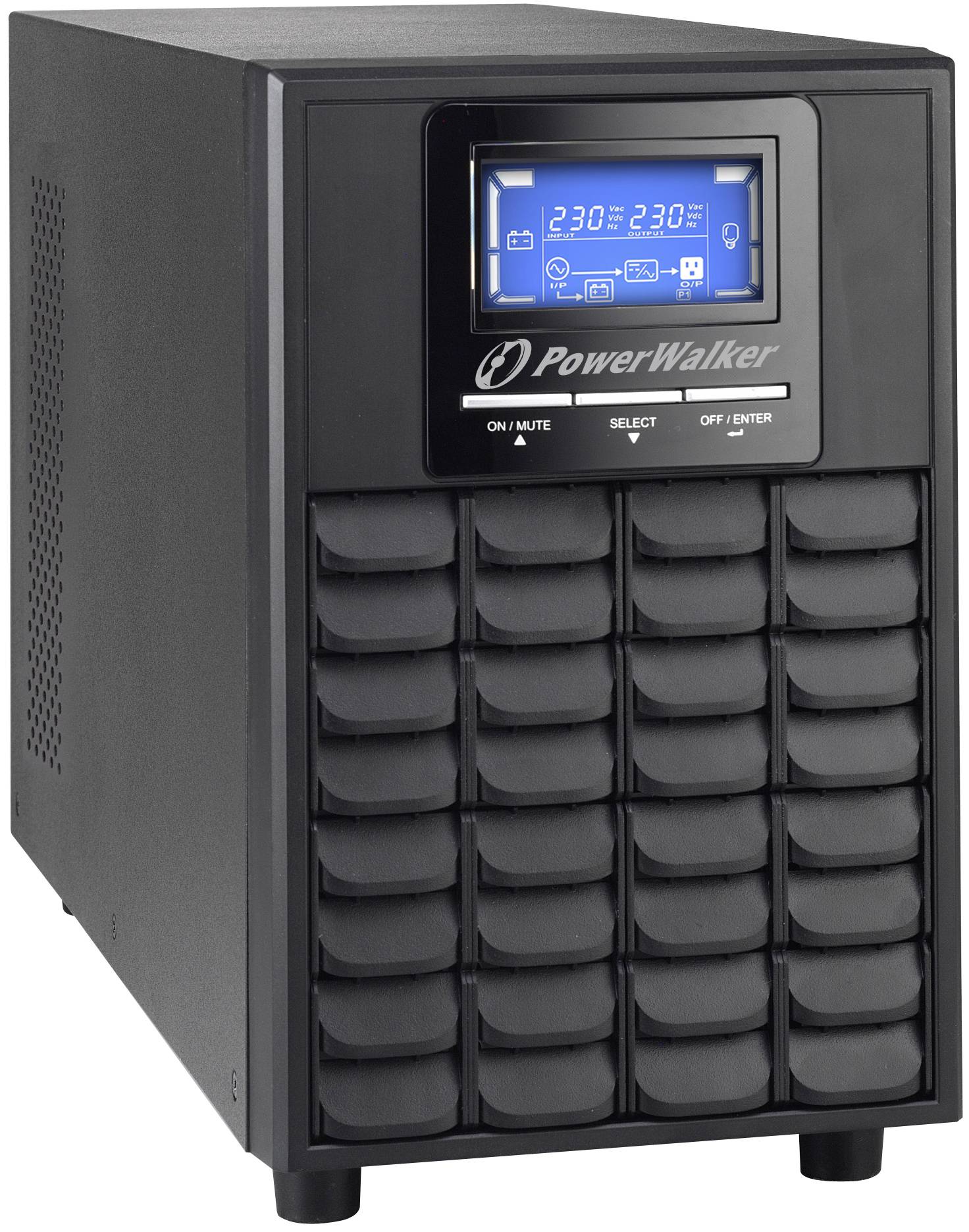 BLUEWALKER - PowerWalker VFI 2000C LCD - USV - 1600 Watt - 2000 VA