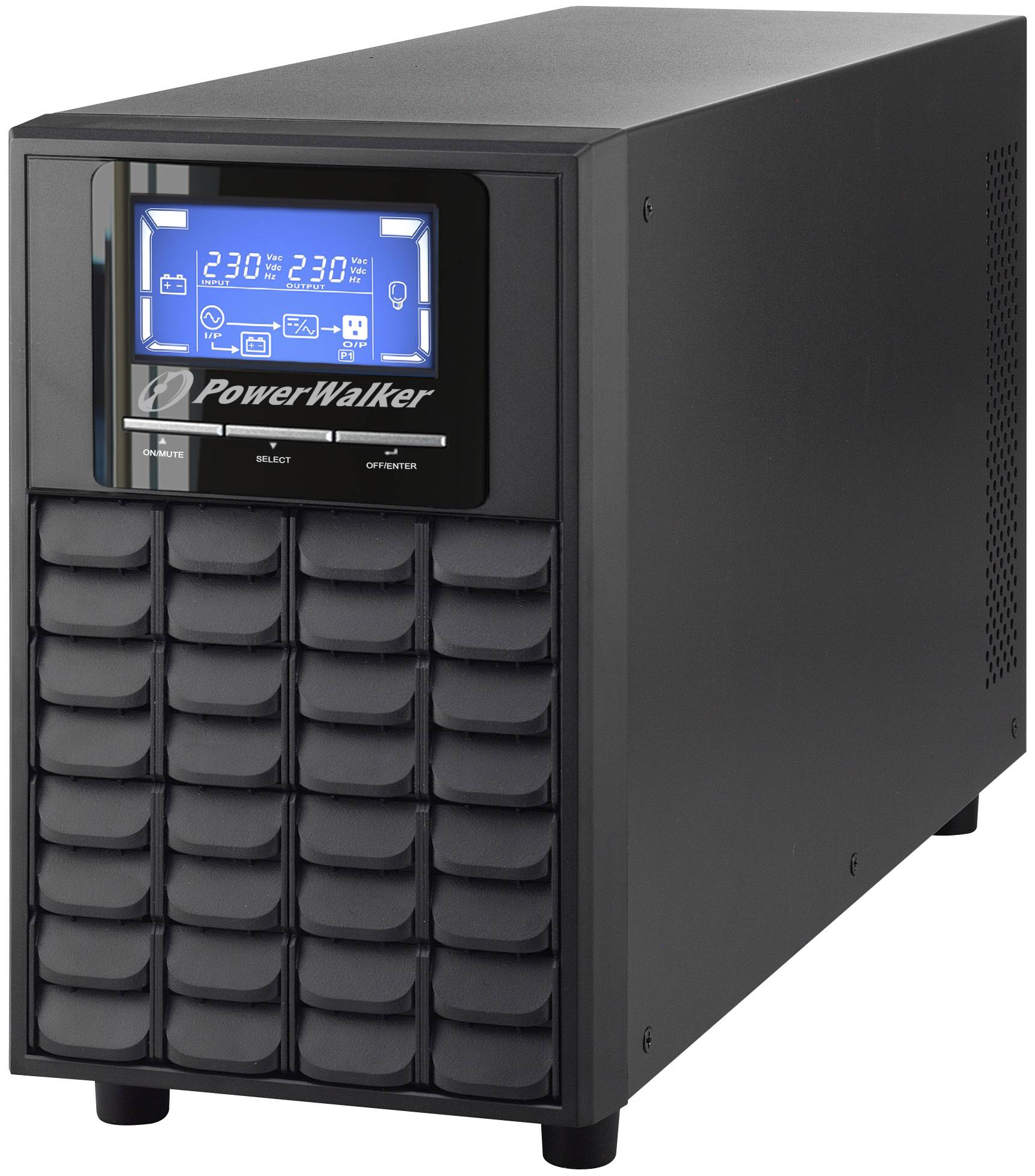 BLUEWALKER - PowerWalker VFI 2000C LCD - USV - 1600 Watt - 2000 VA