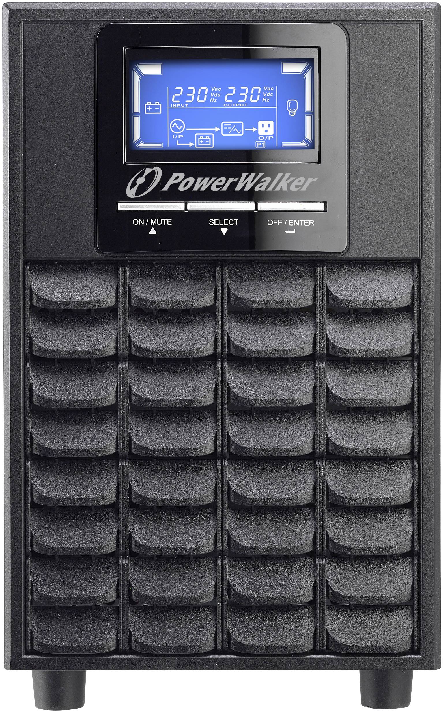 PowerWalker VFI 2000C LCD - USV - 1600 Watt - 2000 VA 9 Ah