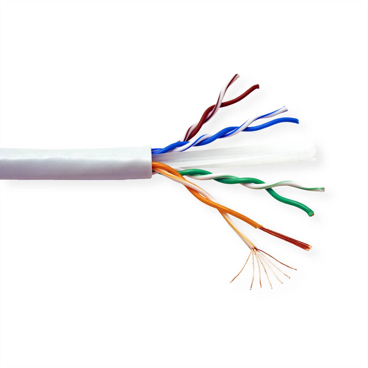 Roline - Bulkkabel - 300 m - UTP - CAT 6 - Grau