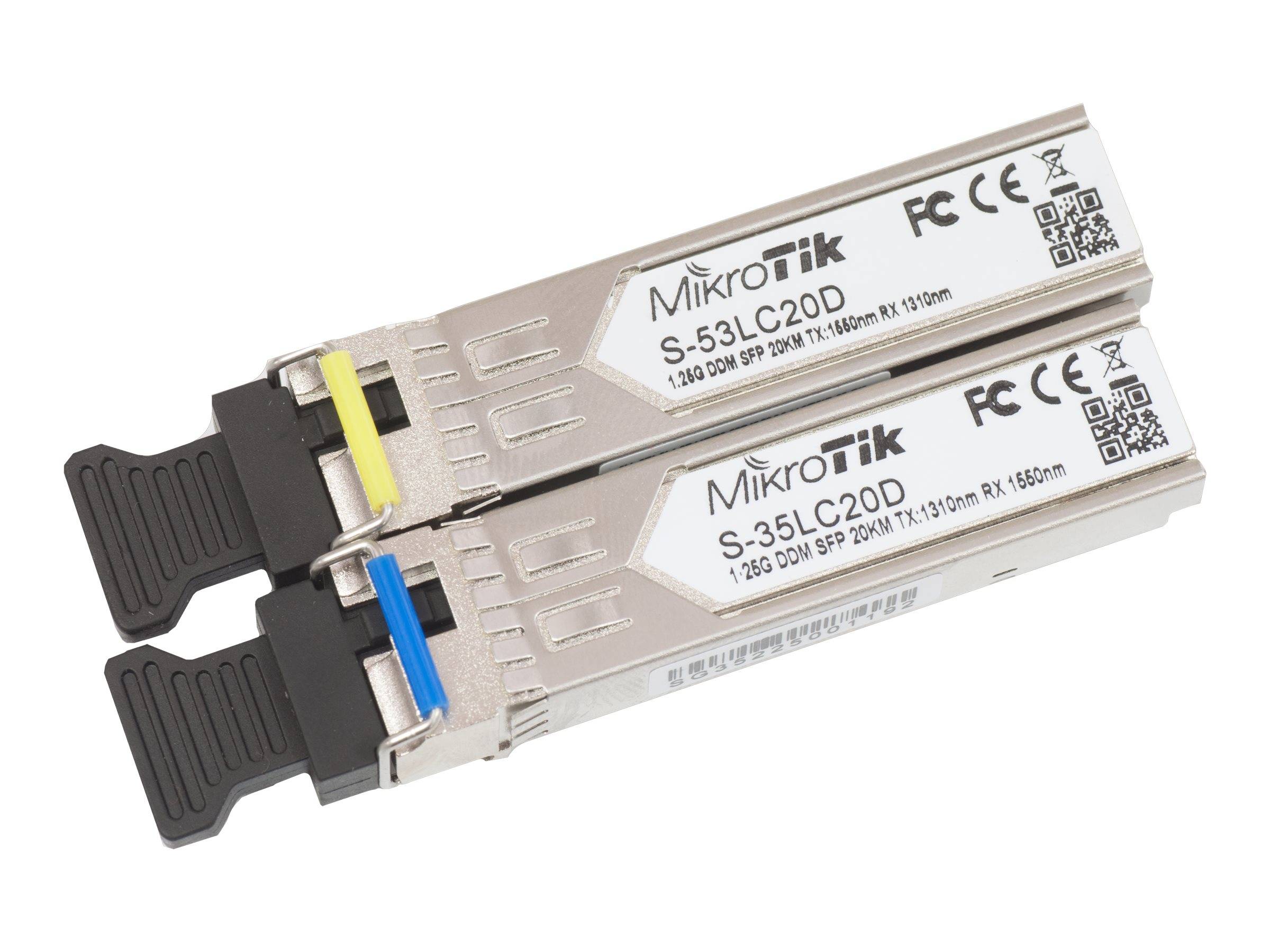 MikroTik S-3553LC20D - Kit - SFP (Mini-GBIC)-Transceiver-Modul - LC Single-Modus