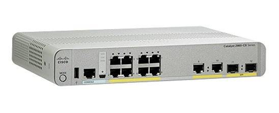 Cisco Catalyst 2960CX-8TC-L - Switch - managed - 8 x 10/100/1000 + 2 x SFP + 2 x 10/100/1000 (Uplink)