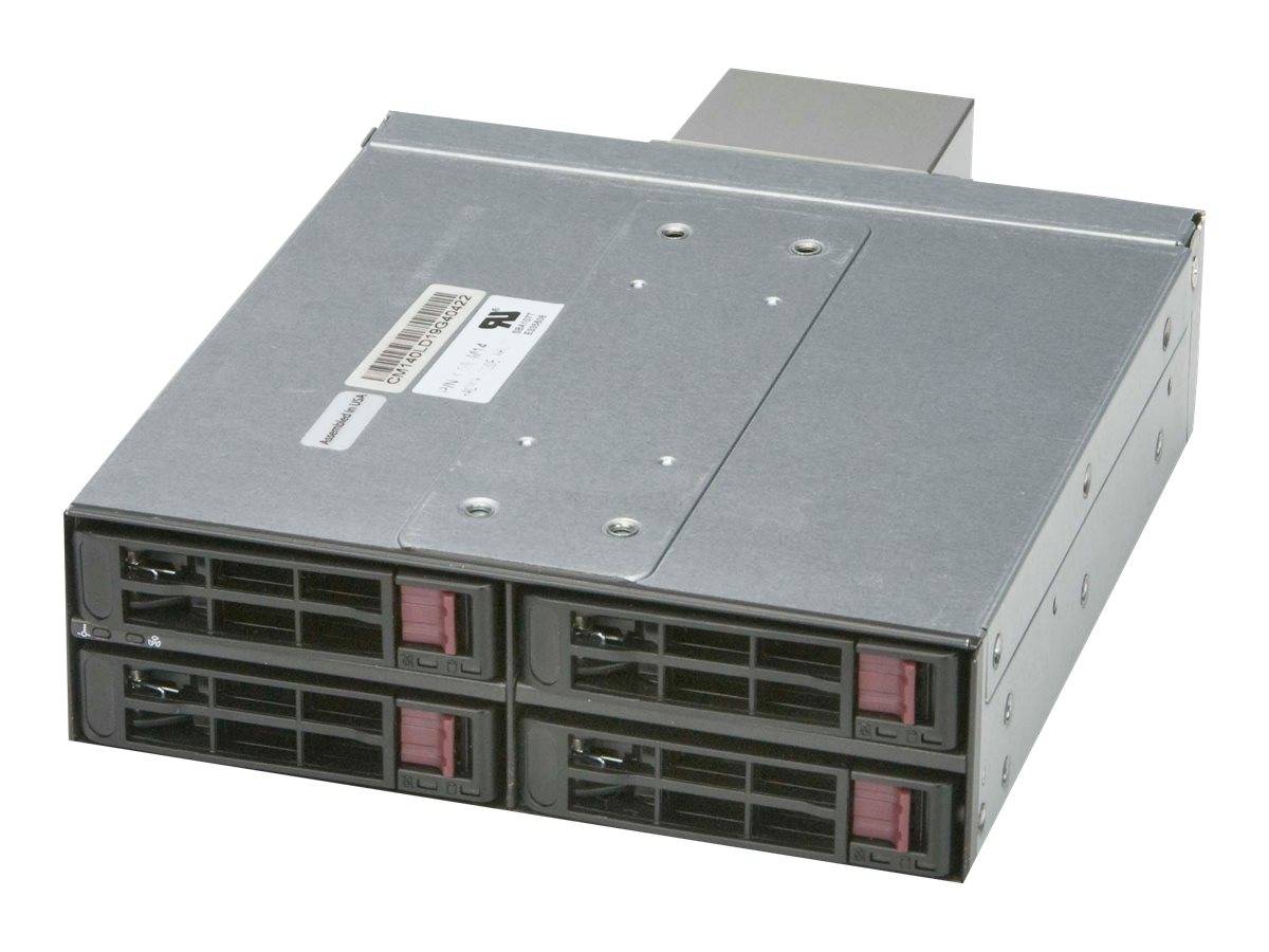 Supermicro Mobile Rack CSE-M14TQC - Gehäuse für Speicherlaufwerke mit Lüfter - 2.5" (6.4 cm)
