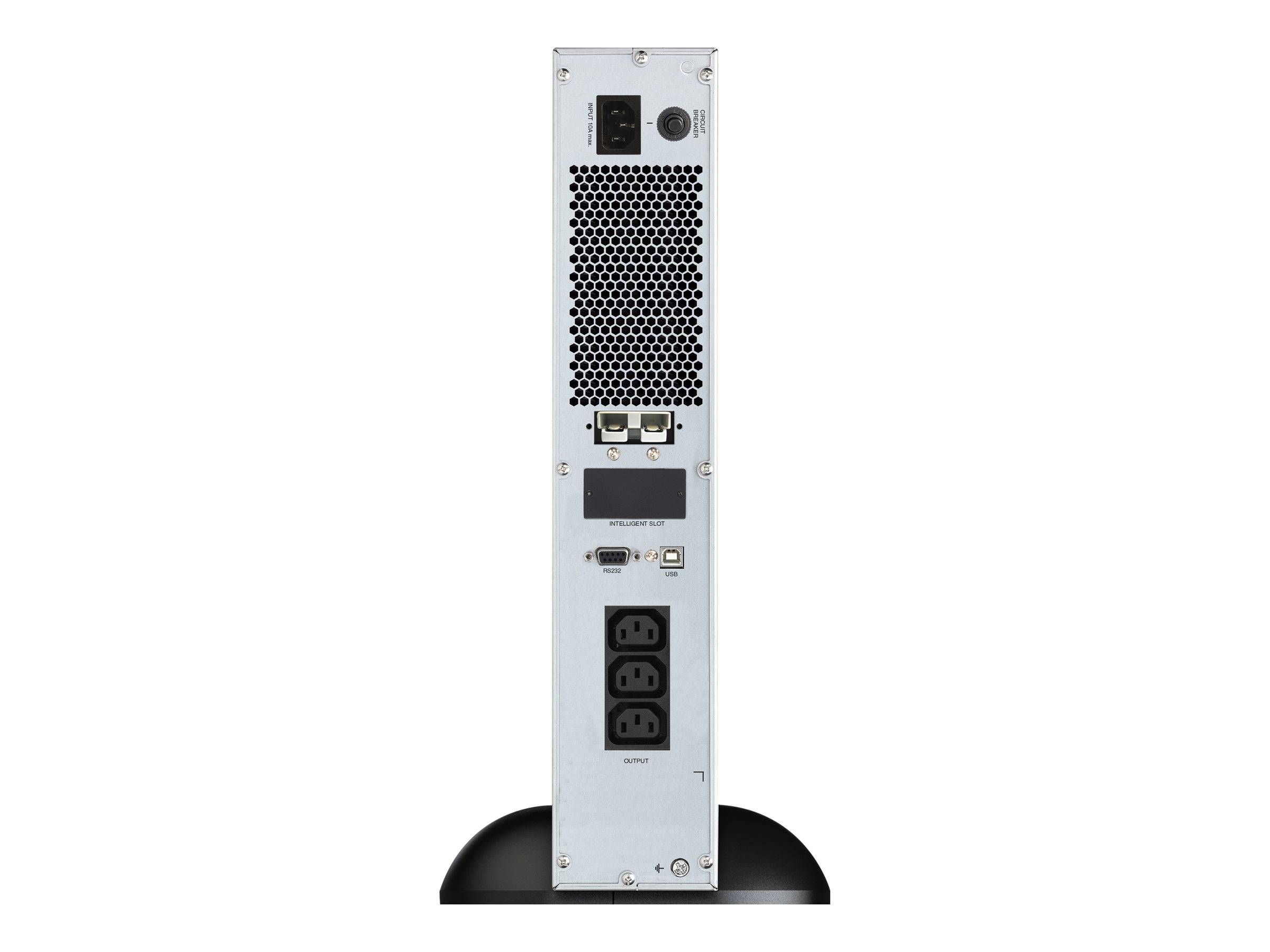 BLUEWALKER - PowerWalker VFI 1000CRM LCD - USV (in Rack montierbar/extern) - 800 Watt - 1000 VA - 9 Ah - RS-232, USB - A