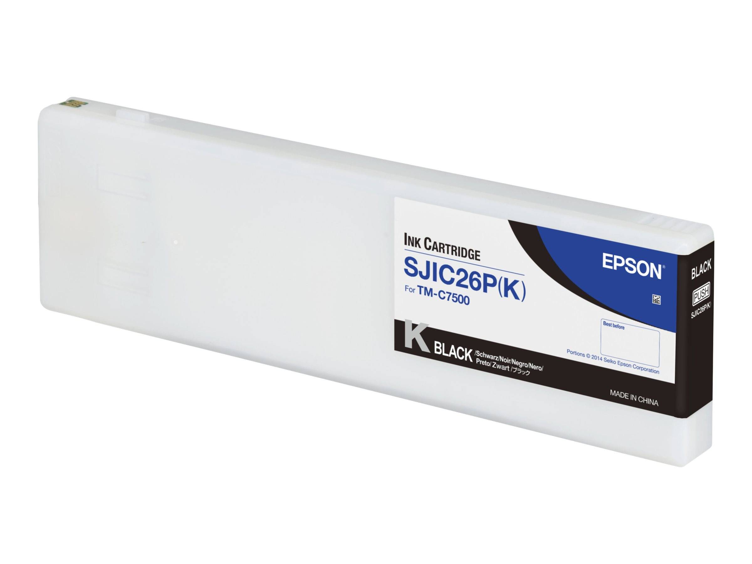 Epson SJIC26P(K) - 295.2 ml - Schwarz - original