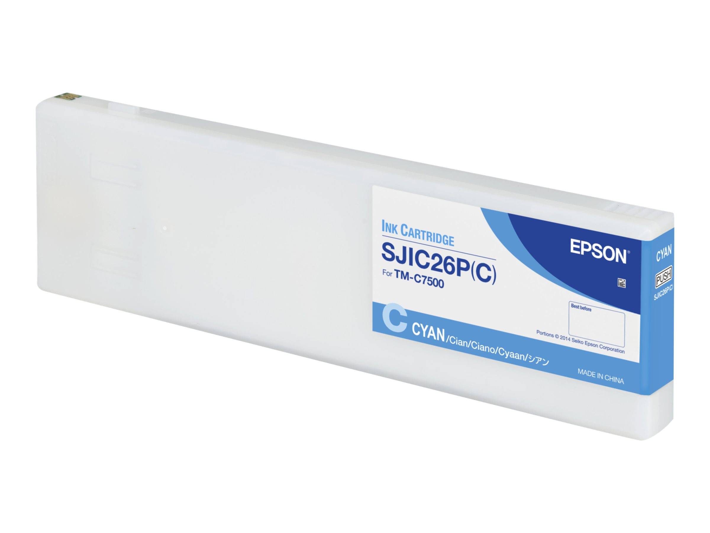Epson SJIC26P(C) - 294.3 ml - Cyan - Original - Tonerpatrone - für ColorWorks TM