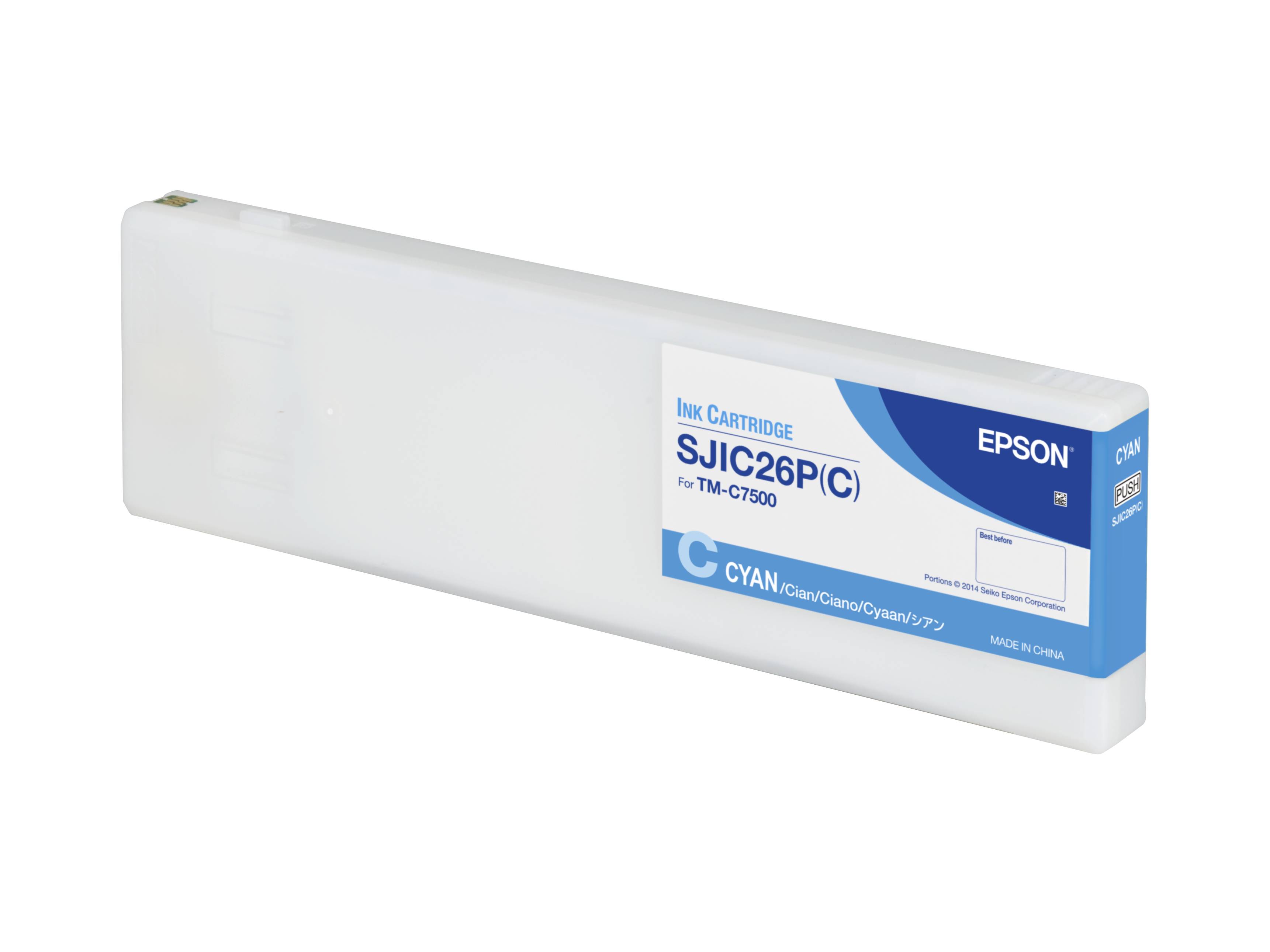 Epson SJIC26P(C) - 294.3 ml - Cyan - original