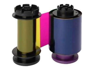 Evolis - Farbe (zyan, magenta, gelb, floureszierend, Kunstharz schwarz) - Farbband (Farbe)