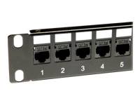 Panasonic 3SR-PATCH-24P - Patch Panel - Schwarz - 24 Ports - für Panasonic KX-NS
