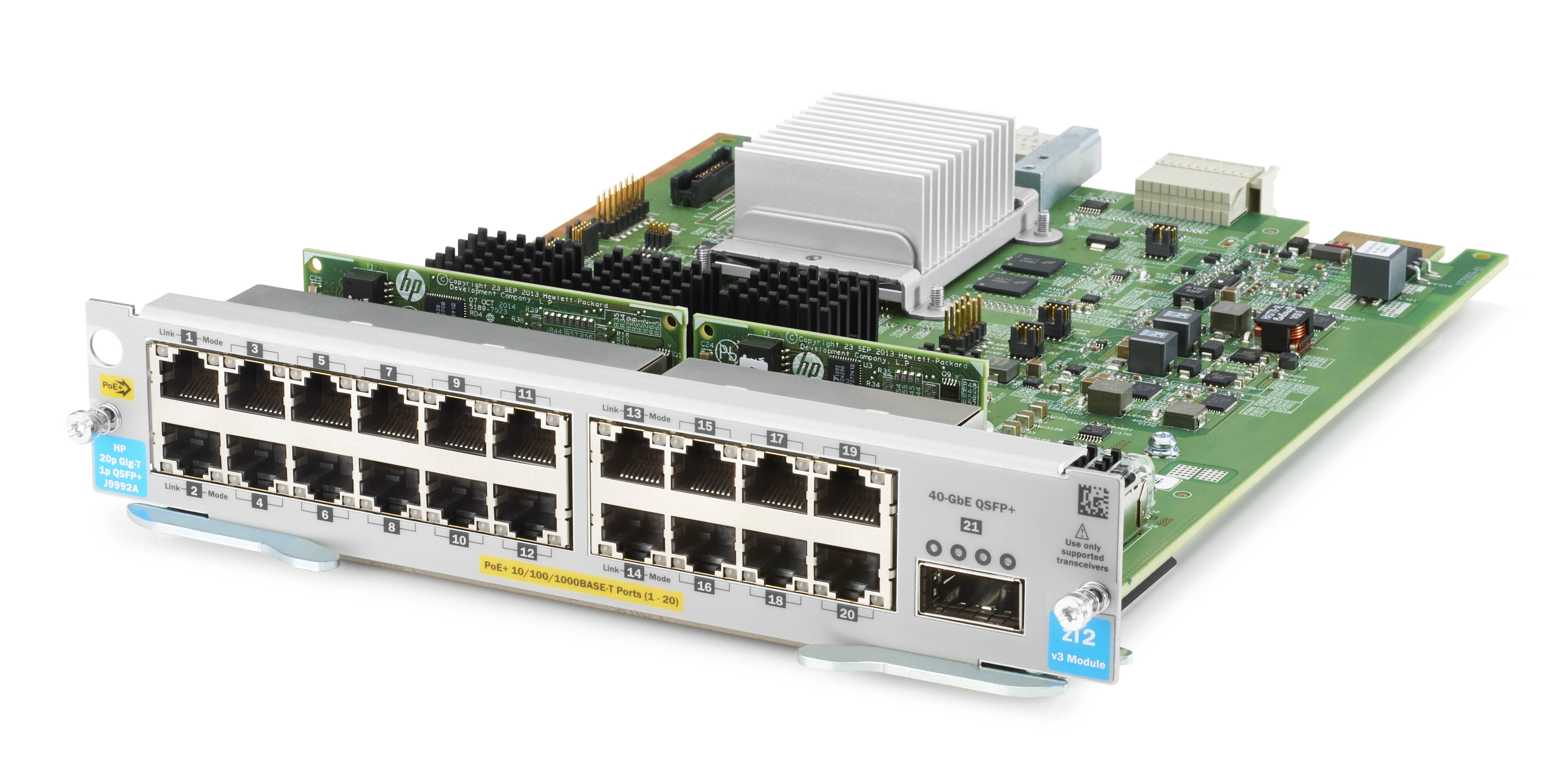 HPE - Erweiterungsmodul - Gigabit Ethernet (PoE+)